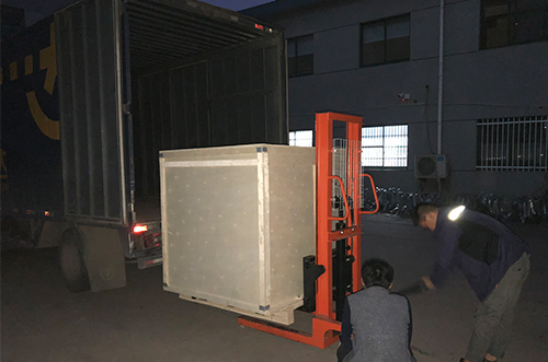 永州客戶SMT設備專車送貨，貨到上門安裝調試